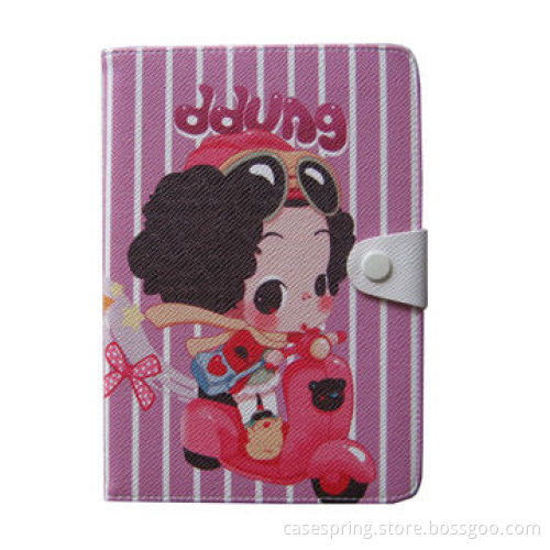 Leather Case for iPad Mini with Form-fitting Design, Made of PU Material and PC Cover